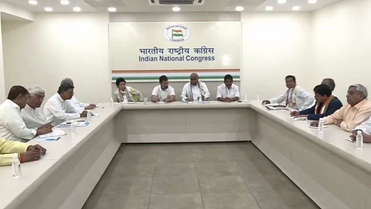 Chhattisgarh Congress leaders meeting