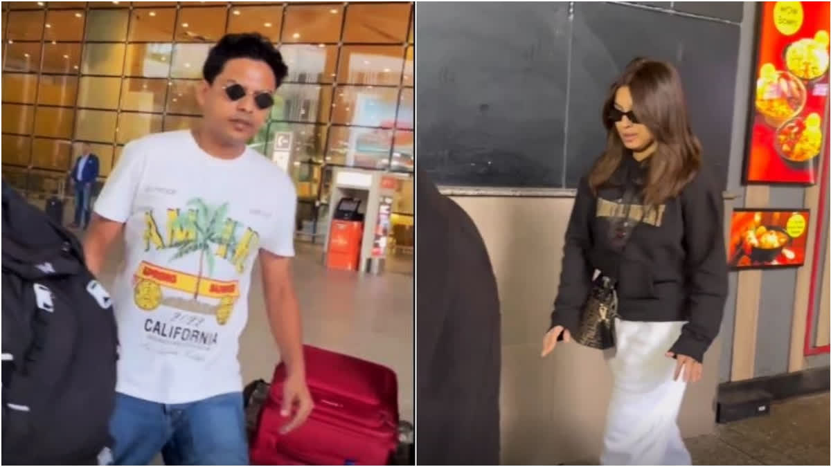 Bhumi Pedneker spotted with boyfriend Yash Kataria, nails airport look in comfy dress