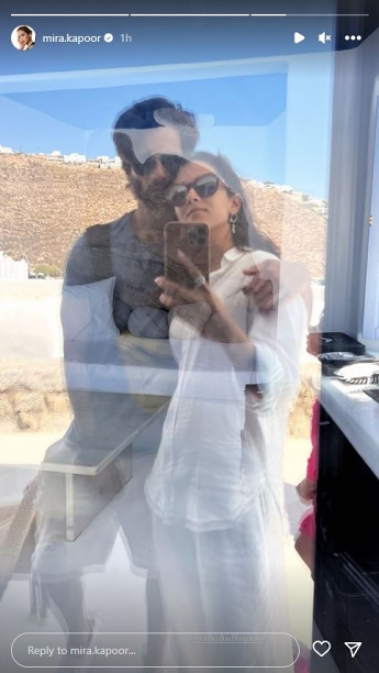 Shahid Kapoor, Mira Rajput take couple goals to another level with mushy picture from Greece