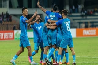 sports  സാഫ് കപ്പ് ഫുട്‌ബോൾ  സാഫ് കപ്പ്  Saff Cup Football  Saff Championship  SAFF CUP  India draw against Kuwait  India draw against Kuwait in SAFF Cup  സുനിൽ ഛേത്രി  Sunil Chhetri  ഫുട്‌ബോൾ വാർത്തകൾ  ഇന്ത്യ സാഫ് കപ്പ് സെമിയിൽ