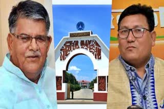 Governor Gulab Chand Kataria and CEM Pramod Boro visits Tezpur University