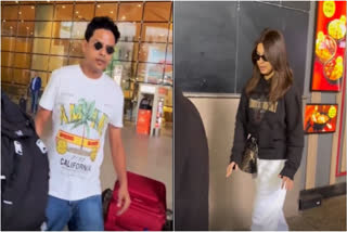 Bhumi Pedneker spotted with boyfriend Yash Kataria, nails airport look in comfy dress