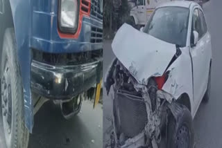 A bus full of refugees collided with a car