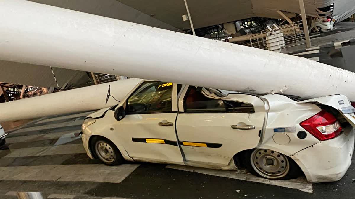 Several Injured of Roof Collapsed at IGI T-1