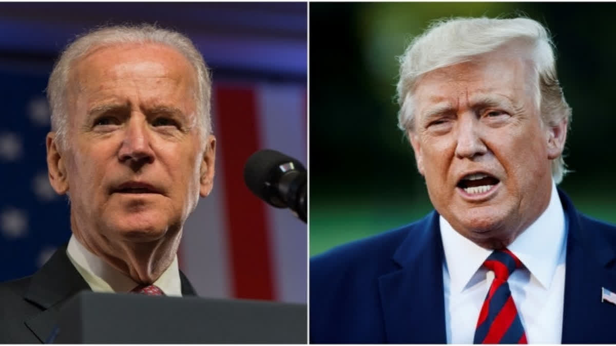 President Joe Biden made several verbal missteps Thursday in the opening minutes of his debate with his Republican rival, Donald Trump, as both took the stage seeking to define their presidential rematch.