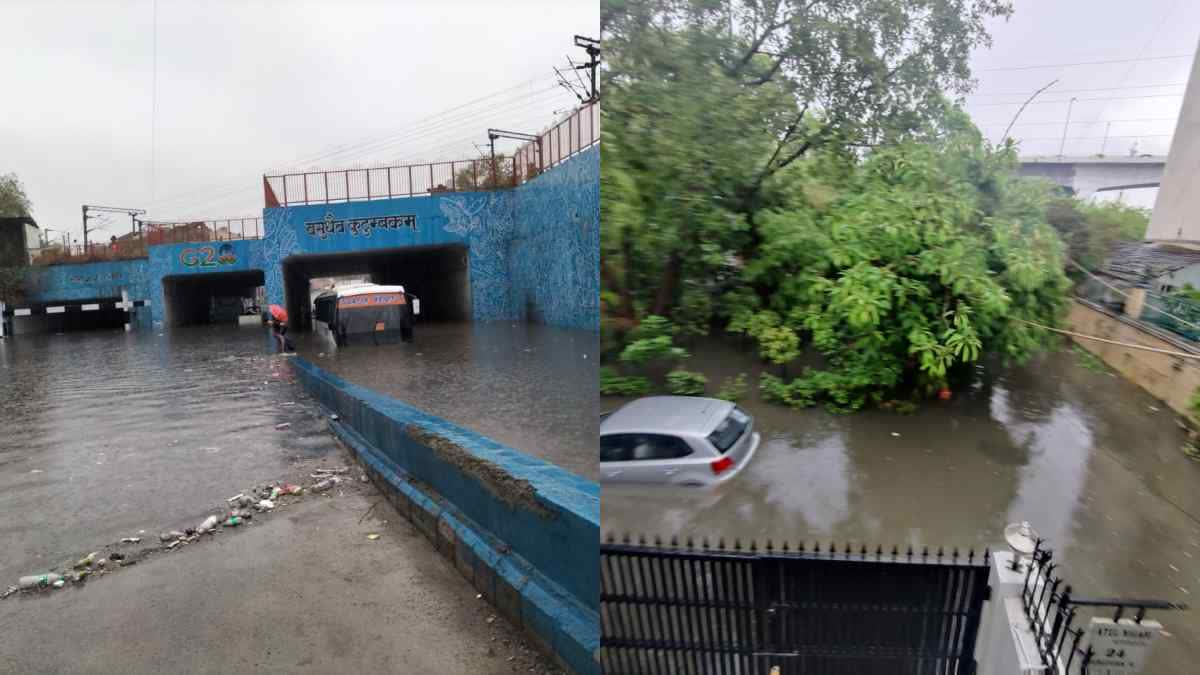 दिल्ली में 3 जुलाई तक जमकर बारिश का पूर्वानुमान,पहली ही बारिश ने खोली तैयारियों की पोल