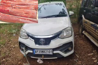 police_seized_sandalwood_smuggling_car_in_kadapa