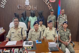 Four cyber criminals including a wanted of Delhi Special Cell arrested from Giridih