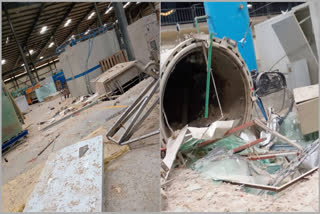 In a tragic event at Shadnagar, Rangareddy district, six workers lost their lives when a compressor exploded at South Glass Private Limited.