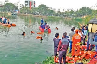 HARANI LAKE BOAT ACCIDENT  HARANI LAKE BOAT TRAGEDY  ഹർനി തടാക ദുരന്തം  ഹർനി ബോട്ടപകടം