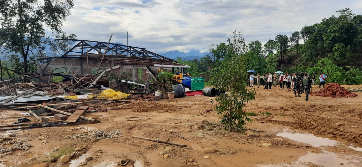 Eviction drive in Assam-Arunachal border