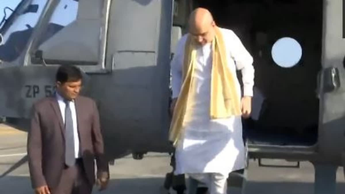 Amit Shah arrives in Madurai, set to flag off BJP's padyatra in Tamil Nadu's Rameswaram