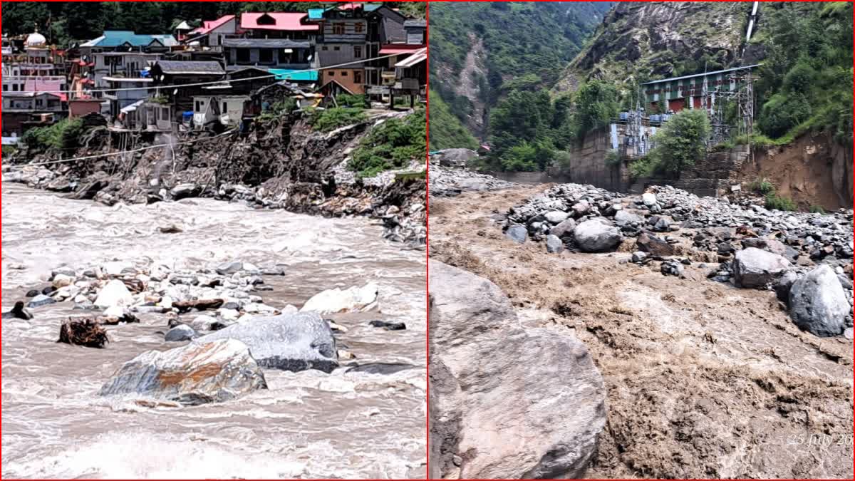 kullu shakti roadways damaged in Himachal Floods
