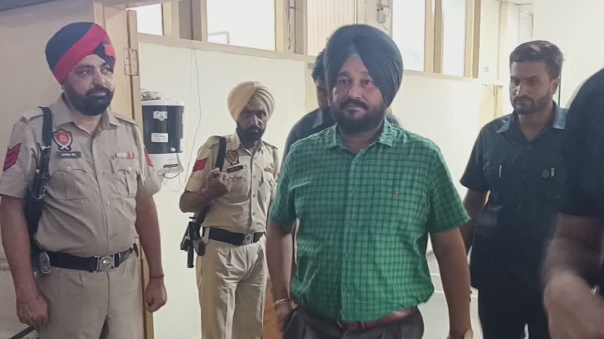 Former minister Gurpreet Kangar appeared before vigilance in Bathinda