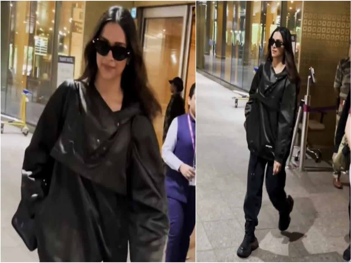 Deepika Padukone Is All Smiles 'Cruising' In An Oversized Black