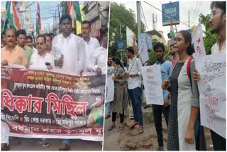 Protest Rally in Burdwan