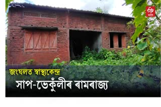 Poor condition of Kalgachia sub health centre