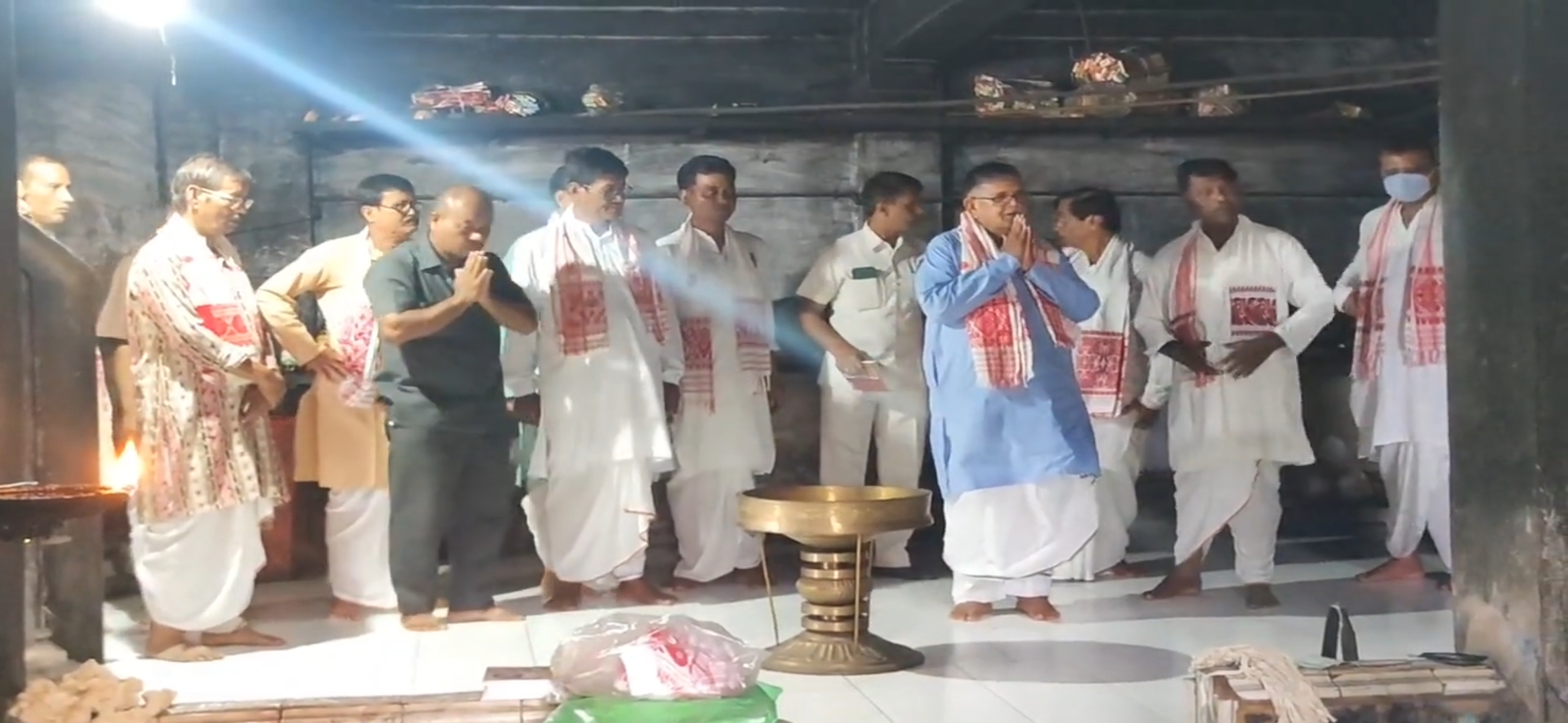 Assam governor Gulab Chand Kataria visits Barpeta satra