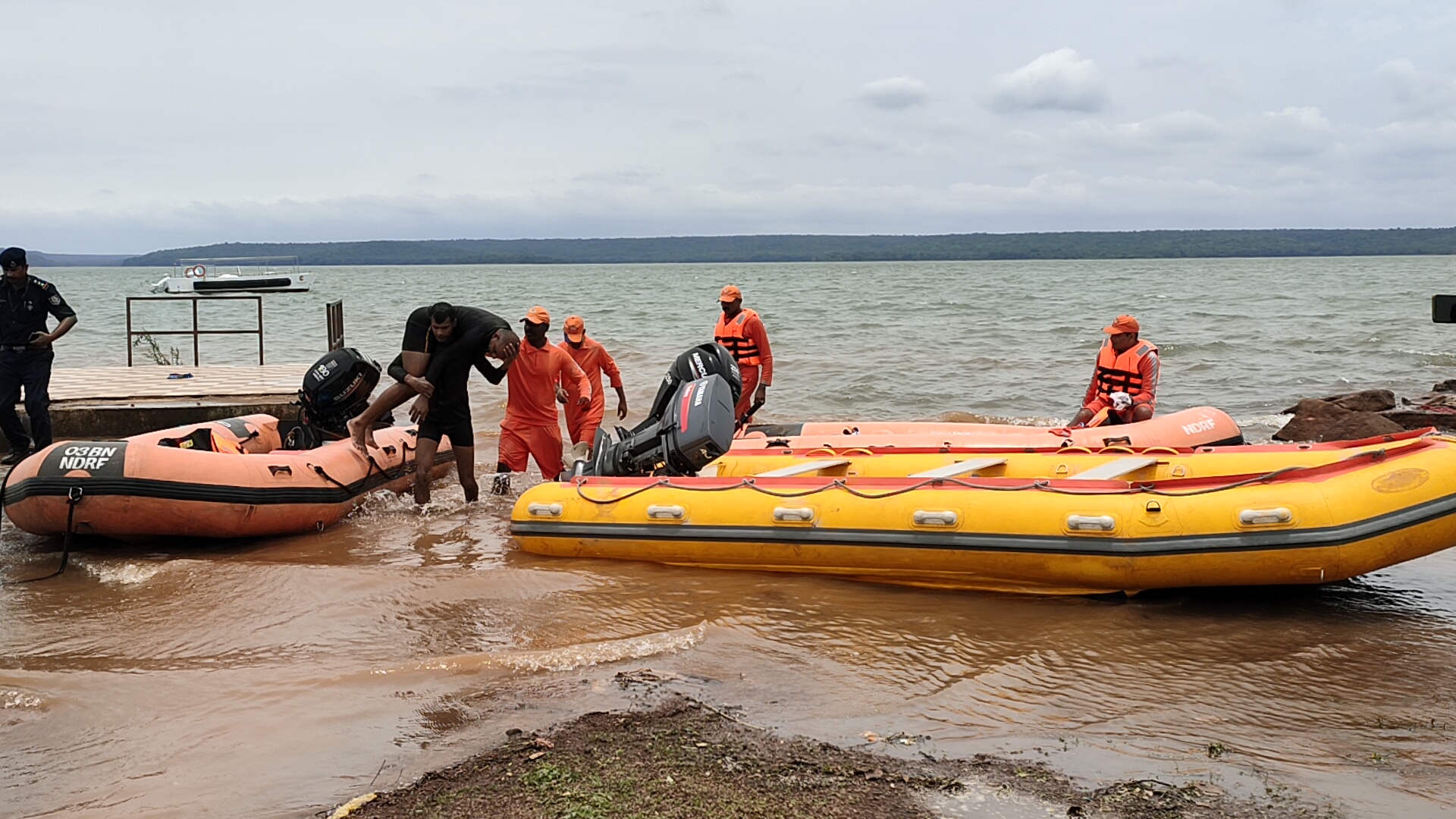 NDRF Mockdrill In Tandula Dam