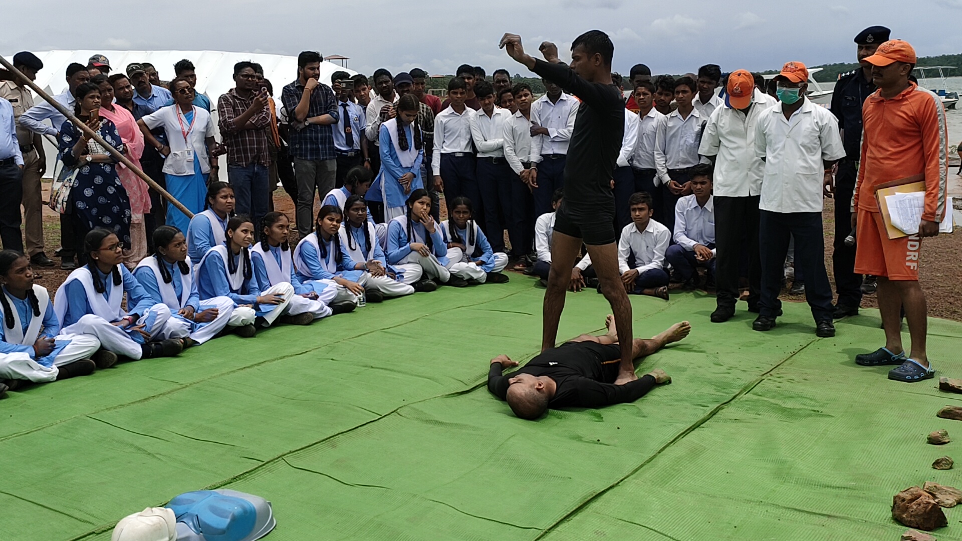 NDRF Mockdrill In Tandula Dam