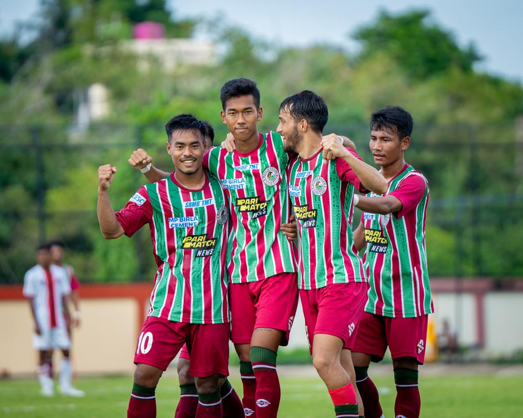 Mohun Bagan beat Calcutta Football Club