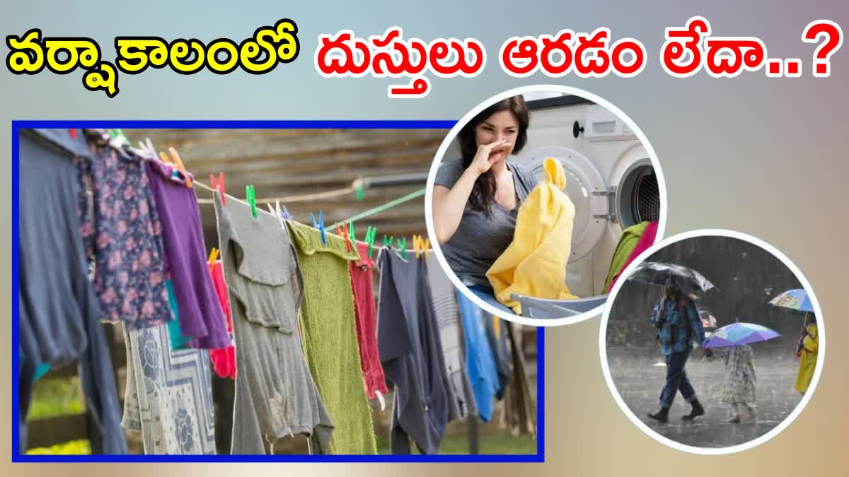 Drying Clothes In Monsoon