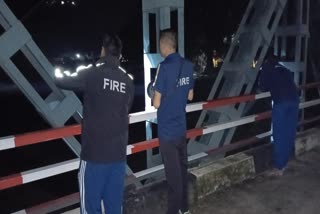 police and fire team engaged in search operation