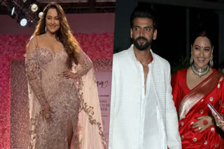 Sonakshi Sinha walks ramp for the first time after wedding with Zaheer Iqbal