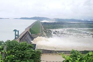 Water was released from Hirakud Dam in Odisha