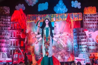 દશા માનો અનોખો પંડાલ