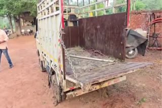 PICKUP FELL INTO CANAL
