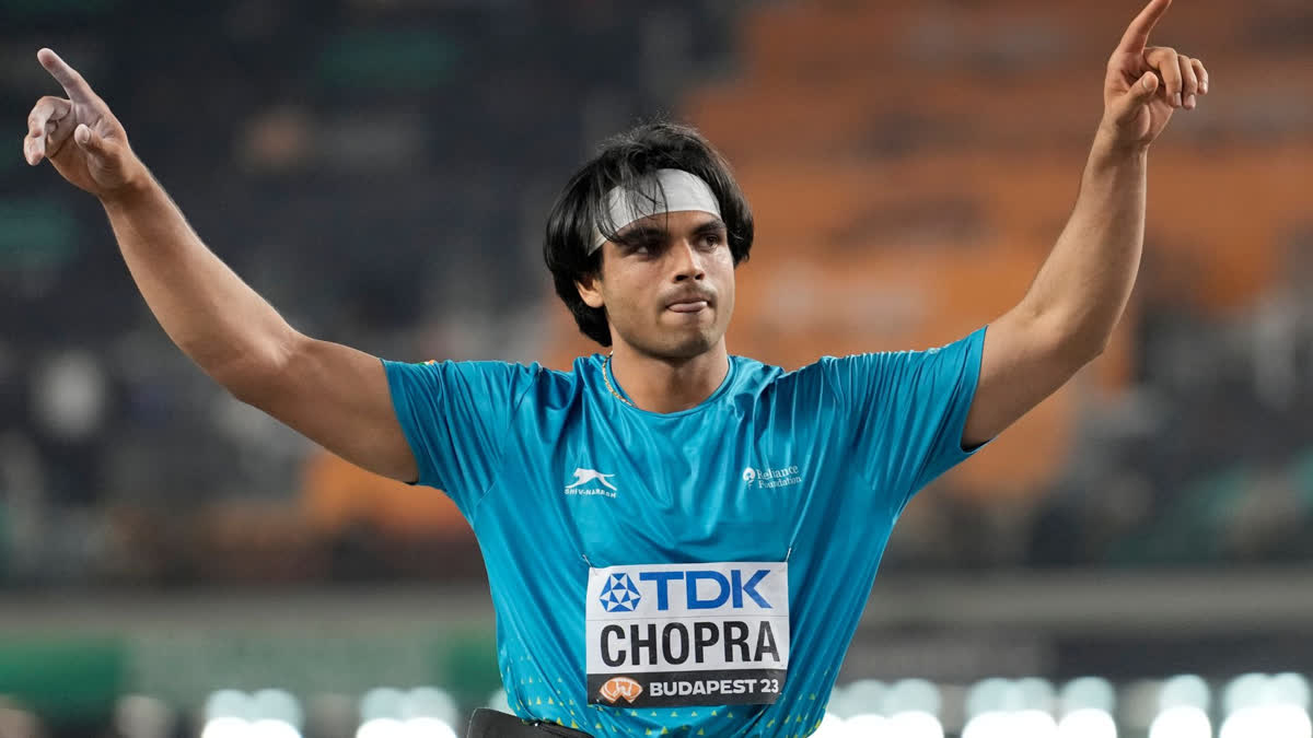 Neeraj Chopra on winning gold at Budapest World Athletics Championships. (AP)