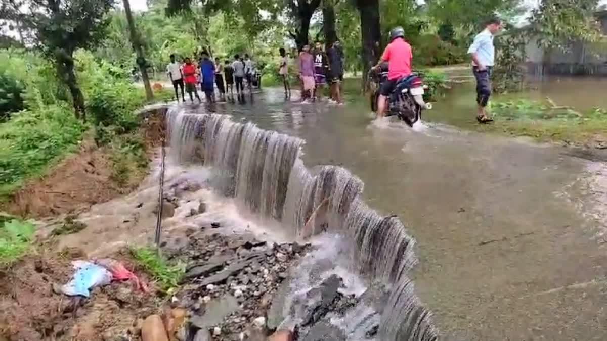 Artificial floods caused heavy damage in various parts in Sonitpur