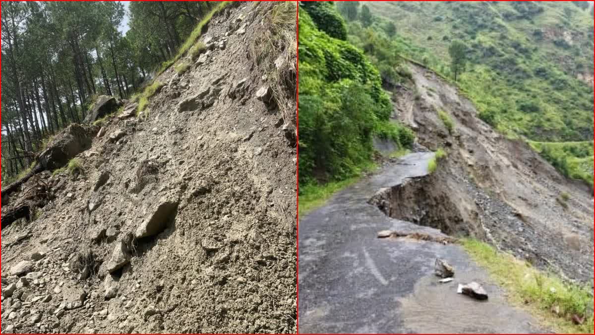 connecting Road closed in Talada Kullu