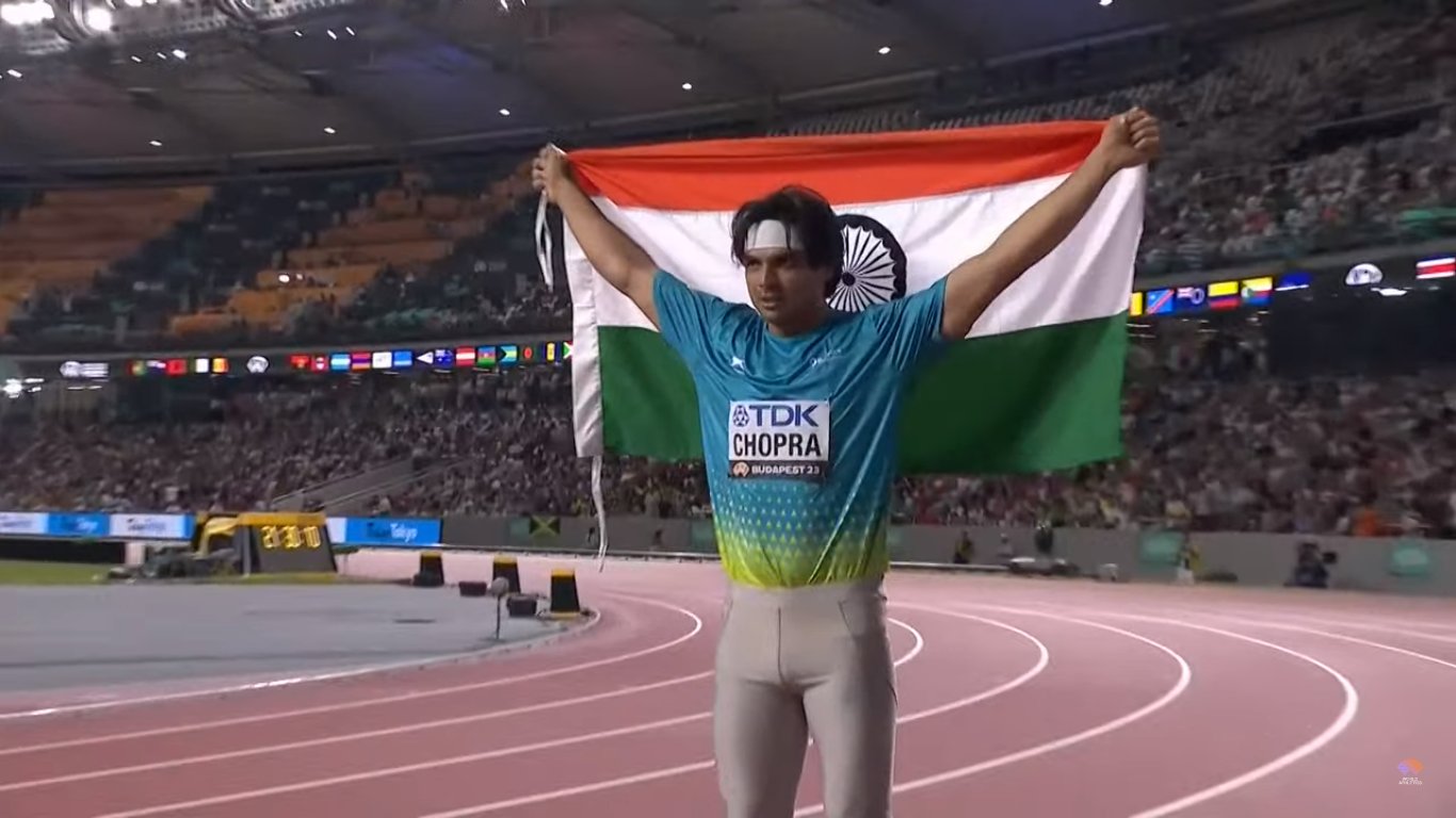 Neeraj Chopra wins gold medal in World Athletics Championships