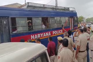 Bajrang Dal workers in Fatehabad