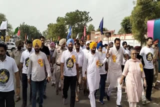 The torch of Khedan Watan Punjab reached Barnala