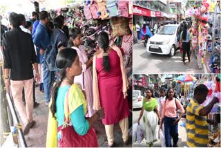 Uthrada Pachil at Kollam  Uthrada Pachil  Kollam District is busy in Uthrada Pachil  Kollam District  Onam Celebration  Uthradam  Thiruvonam  Khadi  ഉത്രാടം  ഓണത്തിരക്കിലമര്‍ന്ന് കൊല്ലം  കൊല്ലം  ഉത്രാടപ്പാച്ചിലില്‍ നഗരം ജനസാഗരം  തിരുവോണത്തിനൊരുങ്ങി ജനം  ഉത്രാട ദിവസം  വഴിയോരക്കച്ചവടം