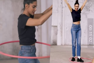 Watch: Fans hail Deepika Padukone as hula loops expert after actor aces challenge in BTS video