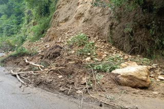 Loss due to monsoon rains in Himachal