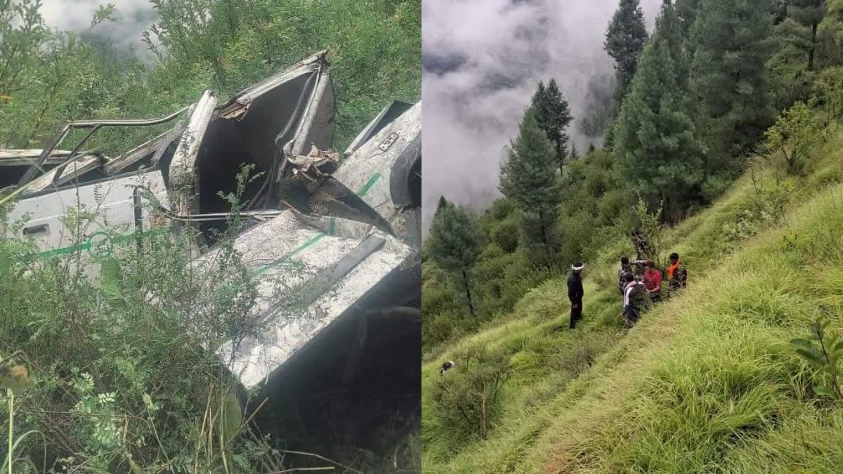 Accident on Bharmour-Bharmani Road