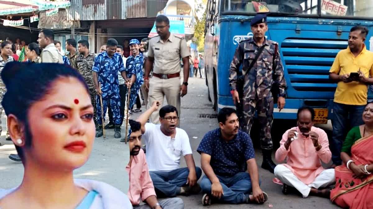 Saayoni on 12 hour Bengal bandh