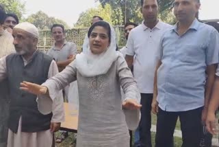 ILTIJA MUFTI VISITS BIJBEHARA