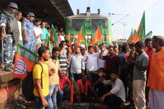 BJP Bangla Bandh in Berhampore