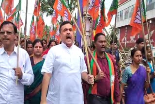 Suvendu Adhikari at Nandigram