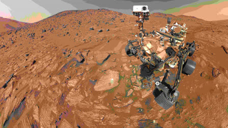 NASA's Perseverance rover on Mars begins steep climb to rim of a crater