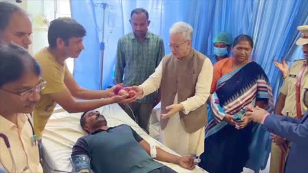 Governor Visits Snakebite Constable in Warangal