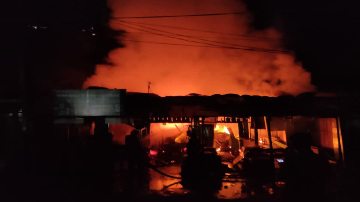 SEVERAL SHOPS BURNT DOWN IN MASSIVE FIRE IN JONAI ASSAM