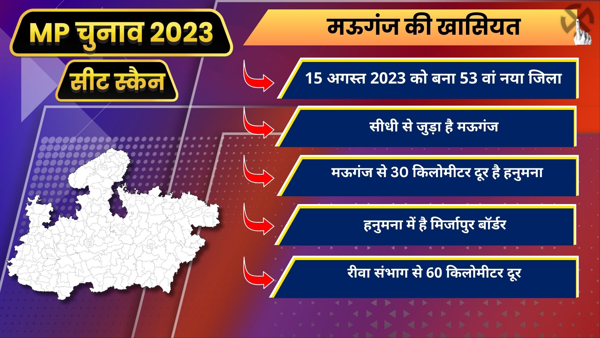 MP Seat Scan Mauganj: