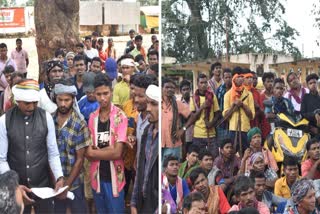Abujhmad Tribal Villagers Protest